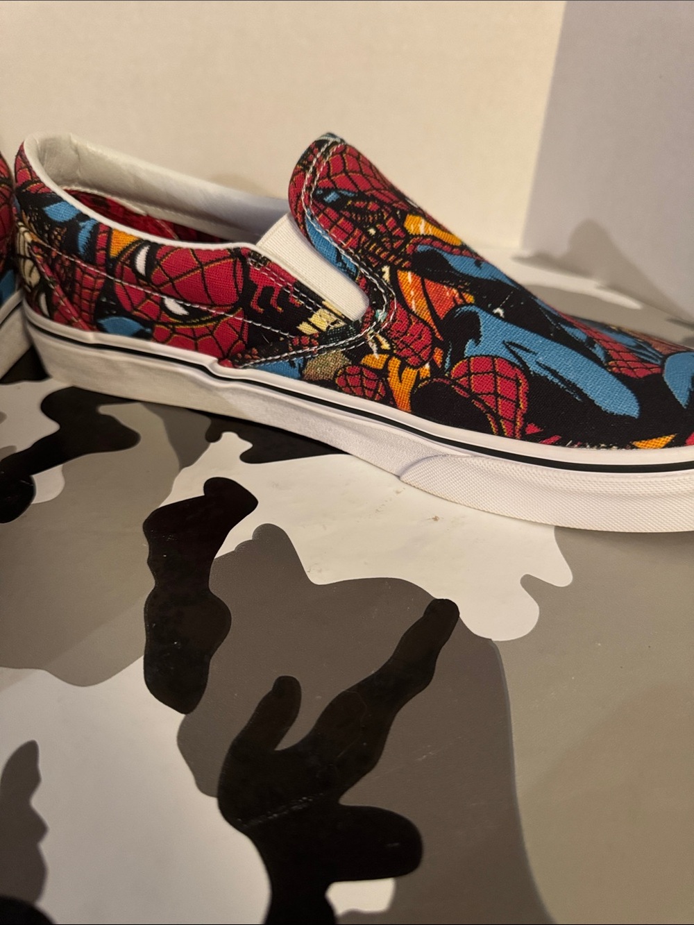 Vans Slip-On Canvas Sneakers - Red, Blue, Black legit - Picture 3 of 7
